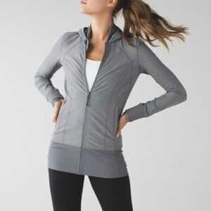 Lululemon Daily Practice Jacket Heathered Slate / Slate 6